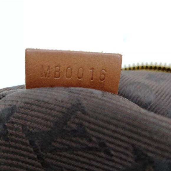 208479AX (X6) Louis Vuitton Shoulder Bag Onata GM Yellow Monogram Suede - Picture 8 of 9